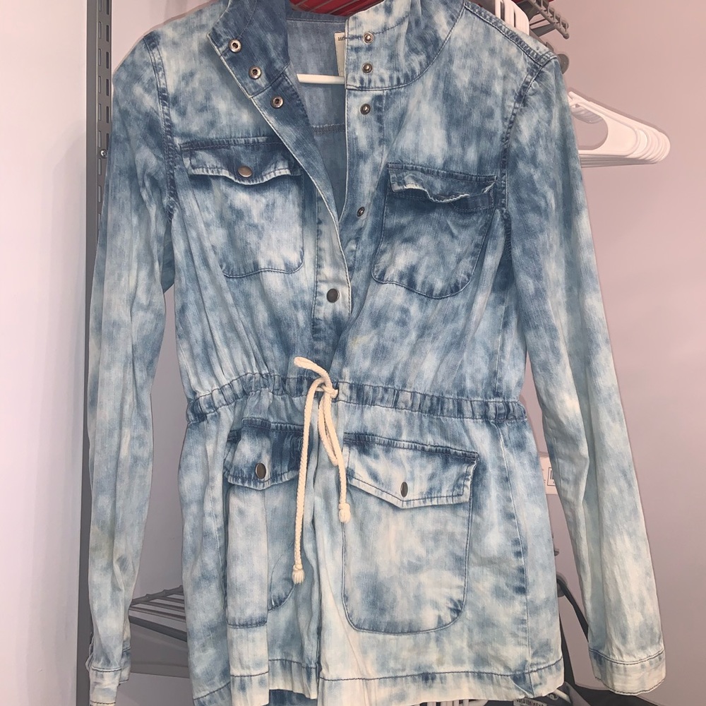 Tie-Dye Jean Women’s Jacket
